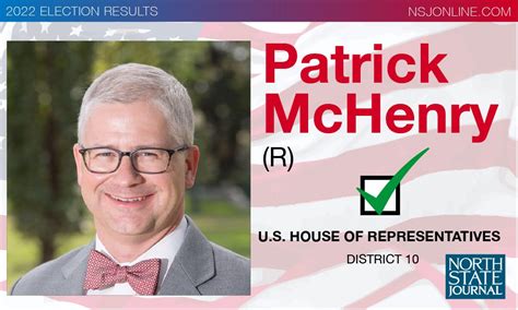 Patrick Mchenry Wins Reelection In 10th Congressional District The