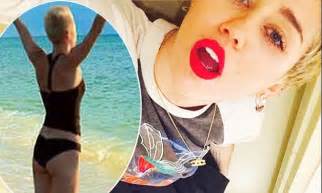 Miley Cyrus Posts A Set Of Sexy Selfies Showcasing Her Pert Derriere