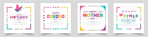 Happy Mother Day Social Media Post Banner Design Or Background Design