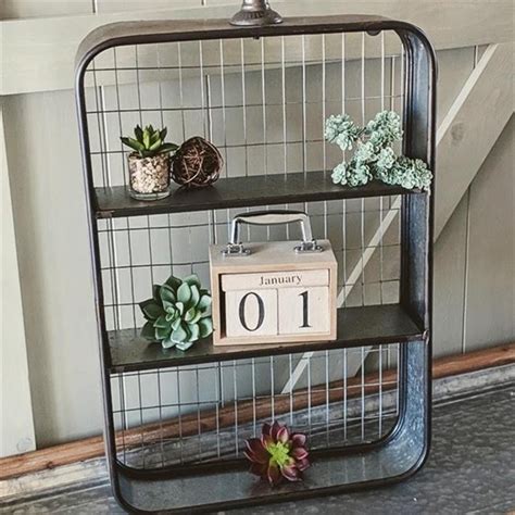 Whether your style is rustic, modern or traditional, this shelf set will only bring more allure to your home. #NewYear Sale! #EnvyWe #Jane - #Rose Hill Supply Co Metal ...