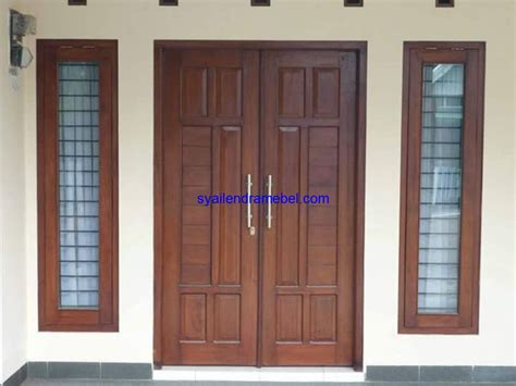 Pintu rumah kupu tarung minimalis terbaru. Kusen Pintu Minimalis Jati Terbaru | Syailendra Mebel Jepara