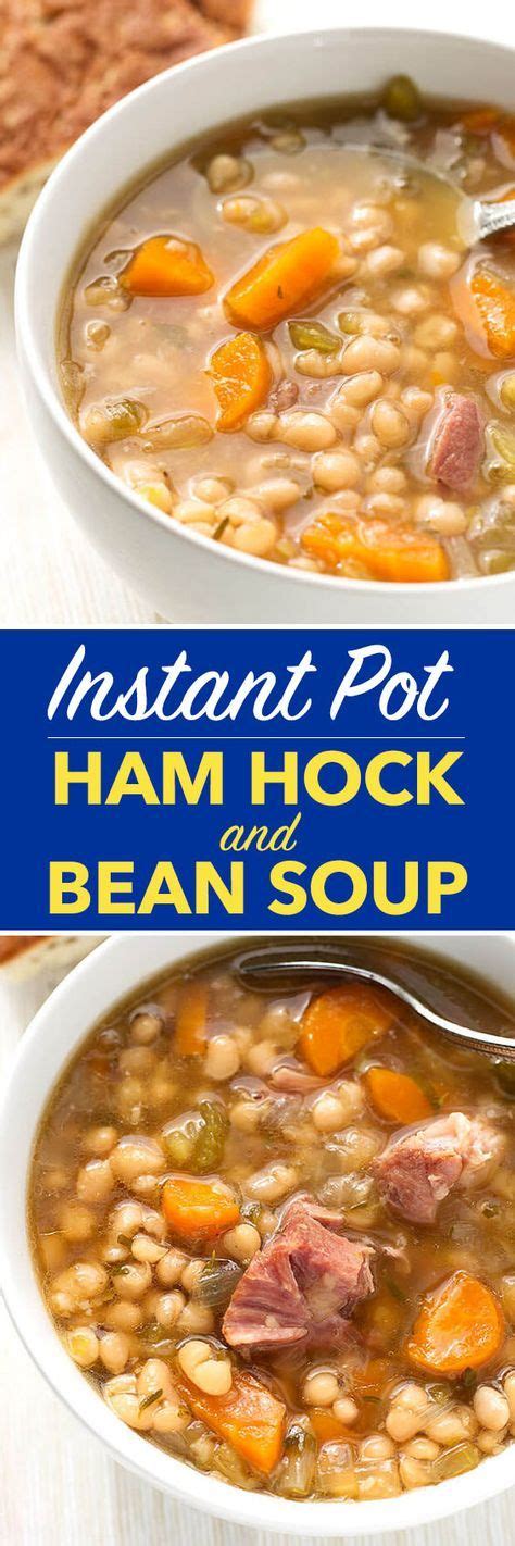 Instant Pot Ham Hock And Bean Soup Is A Hearty Classic You Can Make In