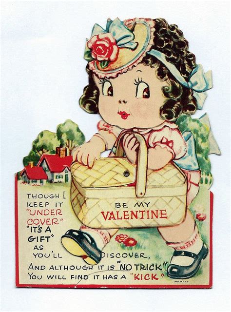 Vintage Valentine Day Card Be My Valentine Made In Usa My Funny