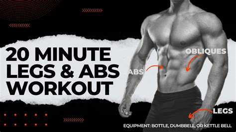 20 Minute Legs And Abs Workout YouTube