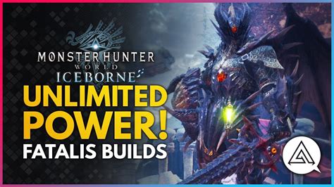 Monster Hunter World Iceborne Unlimited Power Fatalis Armor Sets