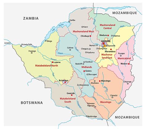 Zimbabwe Maps And Facts Map Africa Map Zambezi River