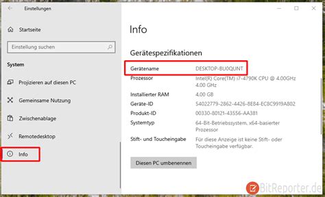Windows 10 Computername Herausfinden Und ändern Bitreporter