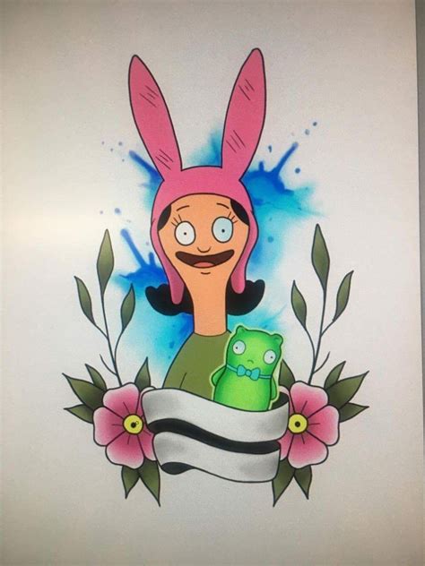 Bobs burgers quotes bobs burgers characters louis belcher bobs burgers wallpaper cover design peppa pig imagenes bobs burgers louise tina belcher bob s. Tattoo ideas! #bobsburgers #louise #tattoo | Louis belcher, Bobs burgers, Cartoon drawings