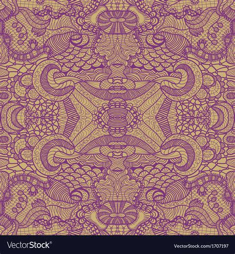 Hand Drawn Seamless Pattern Royalty Free Vector Image