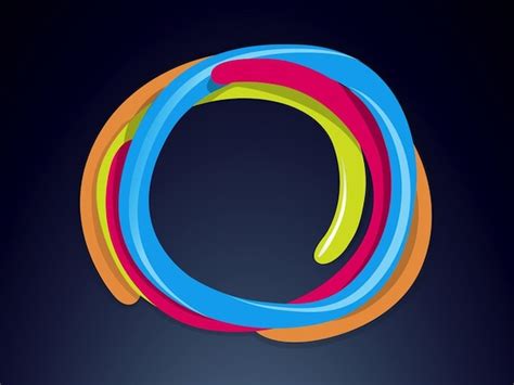 Colorful Circles Logo Template Vector Vector Free Download