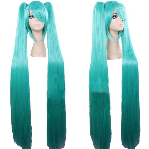 Coslive Hatsune Miku Wig Hair Vocaloid Cosplay Costume Accessories