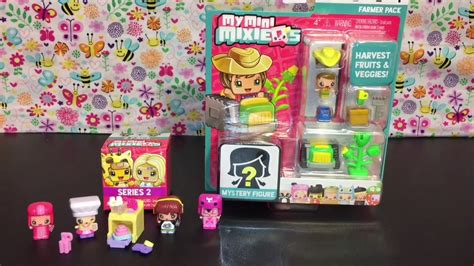 My Mini Mixie Qs Farmer Pack And Series 2 Blind Box Toy Opening
