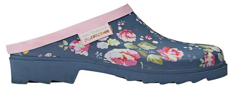 Womensladies Flower Girl Rubber Gardening Clogs Shoes Waterproof With Slip Resistant Sole Uk