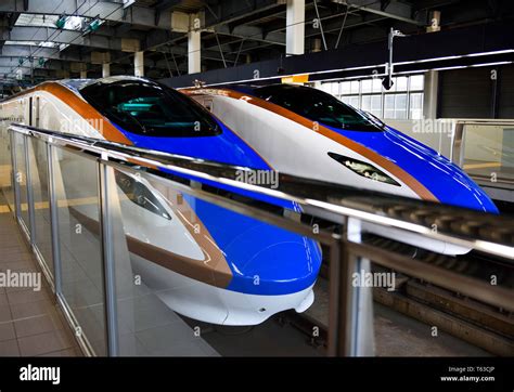 Shinkansen Bullet Train Stock Photo Alamy