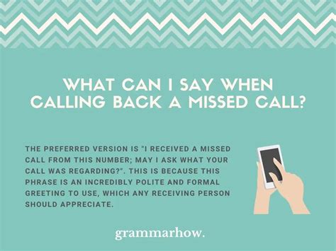 10 Best Things To Say When Calling Back A Missed Call