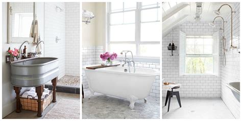 Your bathroom will also look great with the addition also of some colored bathroom accessories to give enhancement to the plain white colored tiles attached on the walls and floors of your bathroom. How to Arrange Subway Tile in Your Bathroom - Wall Coverings