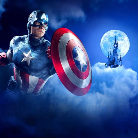 1024x1024 Captain America Disneyland Paris Marvel Summer Of Superheroes