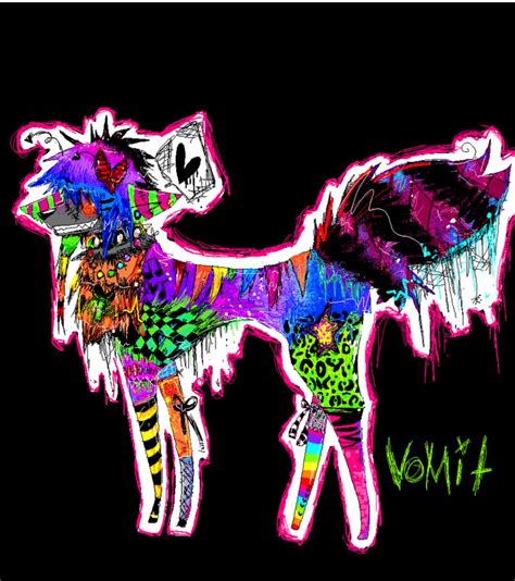 Vomit The Sparkle Dog In 2023 Emo Art Scene Art Furry Art
