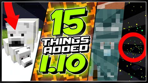 Minecraft 110 Update 15 Features That Will Be Added New 110