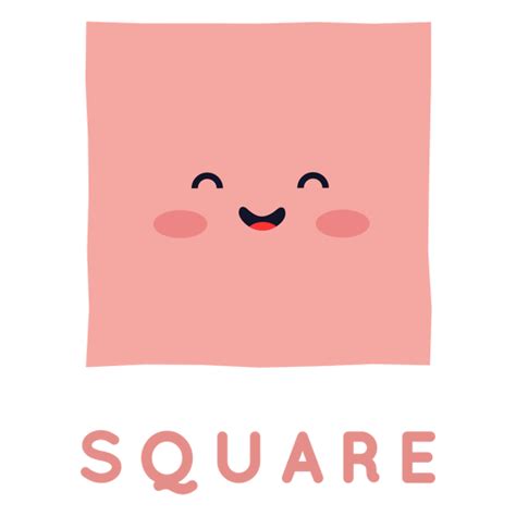 Cute Square Shape Png And Svg Design For T Shirts