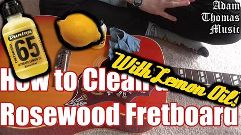 Maybe after that i'll go over the frets with steel wool to get tarnish off them. How to Clean a Rosewood Fretboard (Lemon Oil) - YouTube