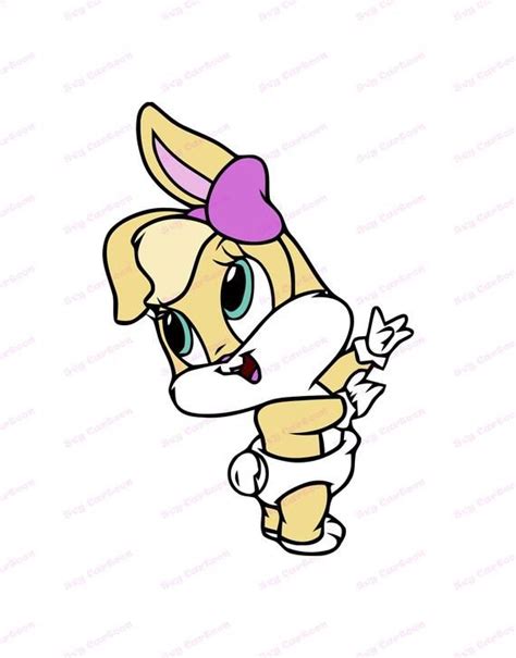 Baby Looney Tunes Lola Bunny Svg Svg Dxf Cricut Silhouette Baby