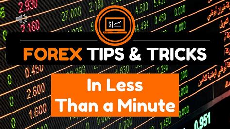 Forex Day Trading Tips And Tricks In Less Than A Minute Youtube