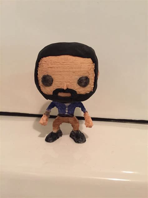 Hi Billy Mays Here With My Own Funko Pop 3d Printed A Blank Painted