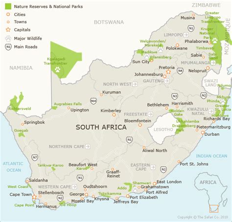 South Africa Map Detailed Map Of South Africa Find