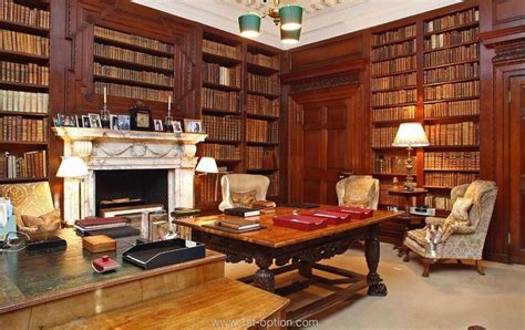 Library Raynham Hall Norfolk Classical Interior Design British
