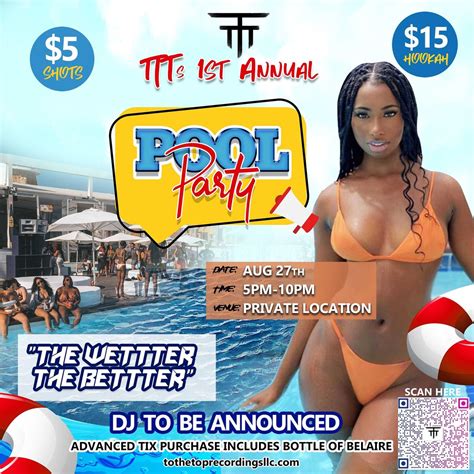 Triple T 1st Annual Pool Party August 27 2022