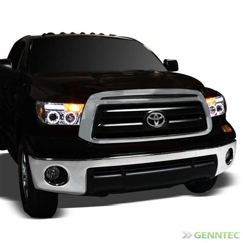 Toyota tundra 2008, aluminum 3rd brake light cover by ami®, 1 piece. For 2007-2013 Toyota Tundra Dual Halo LED Projector Headlights Pair Head Lights | Toyota tundra ...