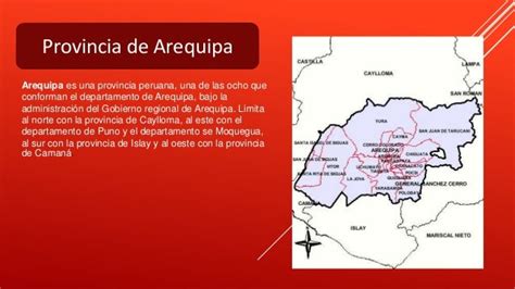 Provincias Del Departamento De Arequipa