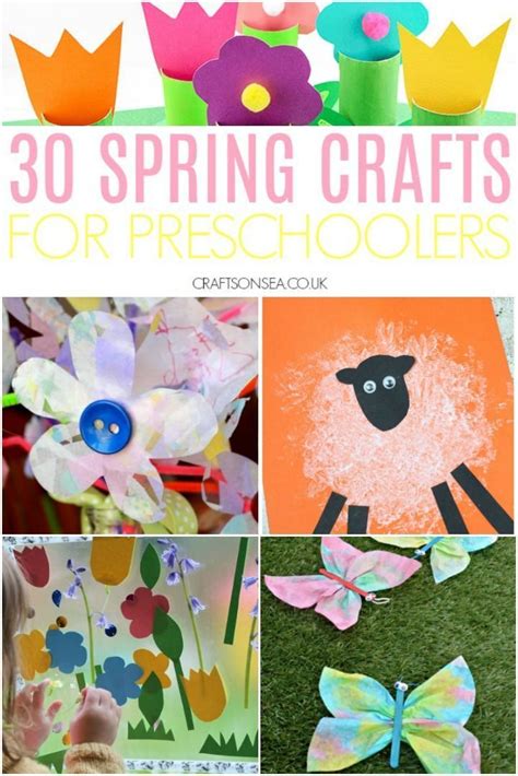 30 Easy And Fun Spring Crafts For Preschoolers Preschool Crafts