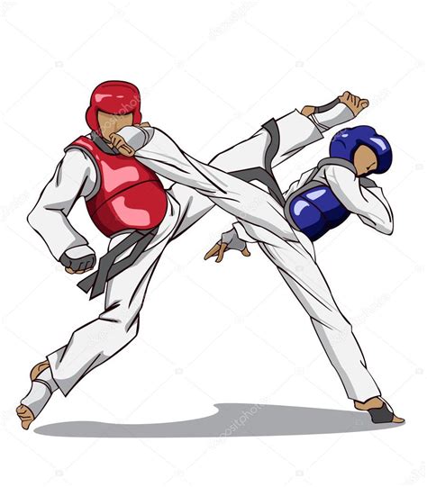 Taekwondo Martial Art Stock Vector Image By Theyui 88344658