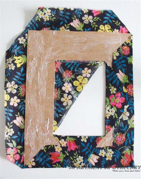 Fabric covered photo frames – Apartment Apothecary