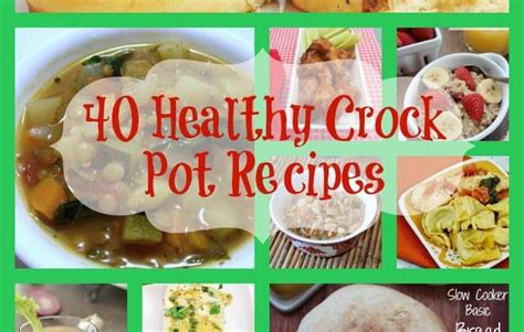 The long cooking times allow ingredients to really set the crock pot on low before bed to have a hearty breakfast waiting for you when the alarm goes off. 40 Healthy Crock Pot Recipes - Midlife Healthy Living