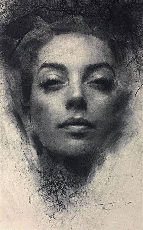 Portrait Charcoal Drawing Techniques This Video Demonstrates How To Use The Subtractive