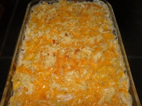 Cover and cook for 10 minutes or until the pasta is tender, stirring occasionally. Recipe For Tuna Noodle Casserole With Potato Chips & Campbells Mushroom soup - Mom's Recipe Site