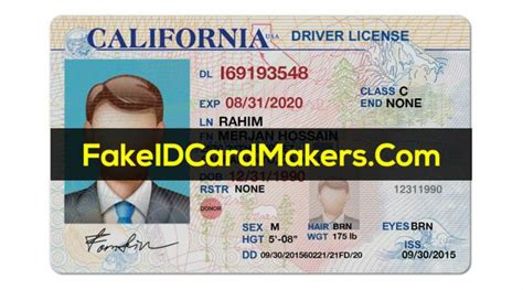 California Drivers License Template Photoshop Archives Fake Id Card