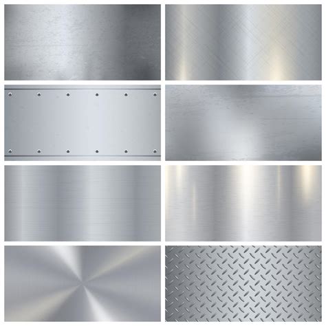 Metal Texture Realistic 3d Samples Collection 481609 Vector Art At Vecteezy