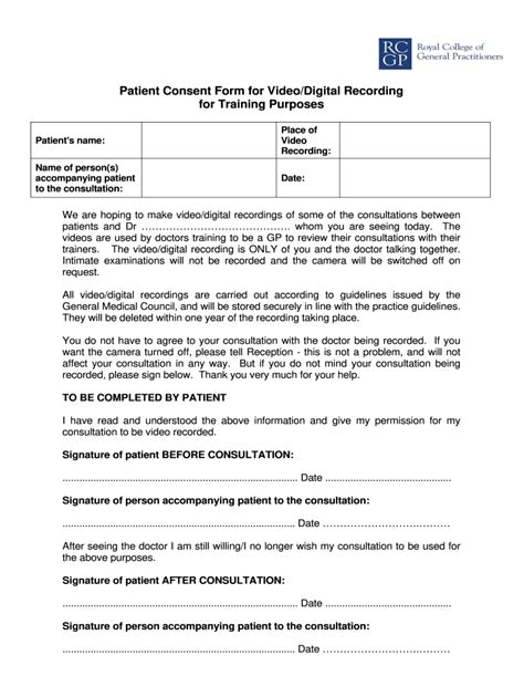 Electronic Consent Form Template Fill Out And Sign Online Dochub