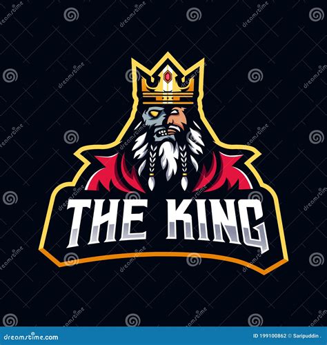 The King Logo Design Vector Stock Vector Illustration Of King Icon