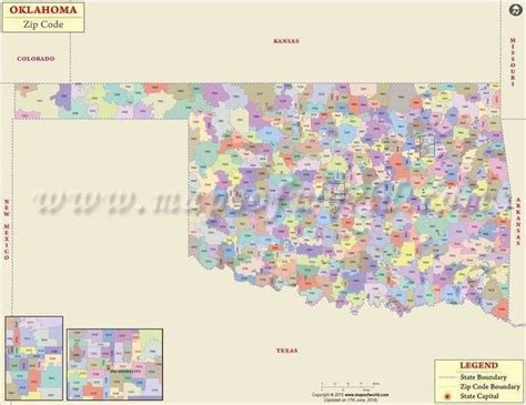 Oklahoma Zip Code Lookup Zip Code Map Map Coding