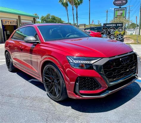 Audi Rsq8 Red Vossen Hf 7 Wheel Front