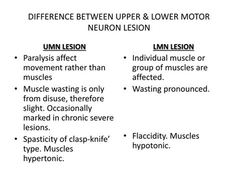 Ppt Extrapyramidal Tracts And Motor Neuron Lesions Powerpoint