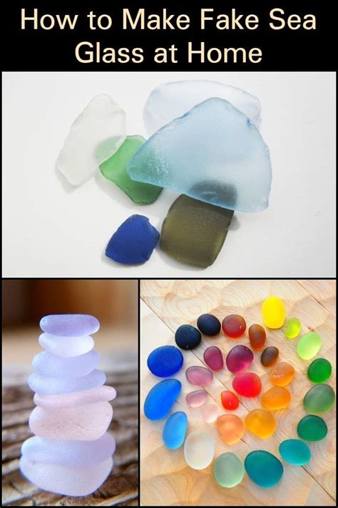 How To Make Fake Sea Glass At Home Craft Projects For Every Fan Sea Glass Crafts Crafts