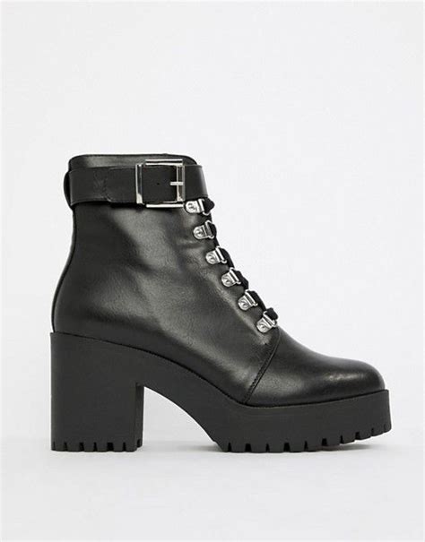 asos design asos design ethan chunky hiker lace up boots boots lace up boots fall winter shoes