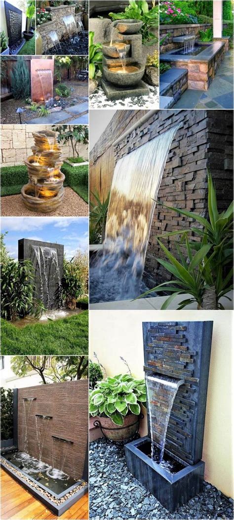 Amazing Modern Ideas For Garden Waterfalls Terrace
