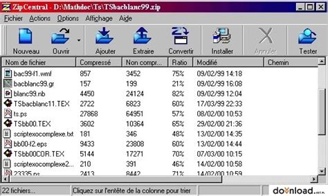 Zipcentral File Archivers